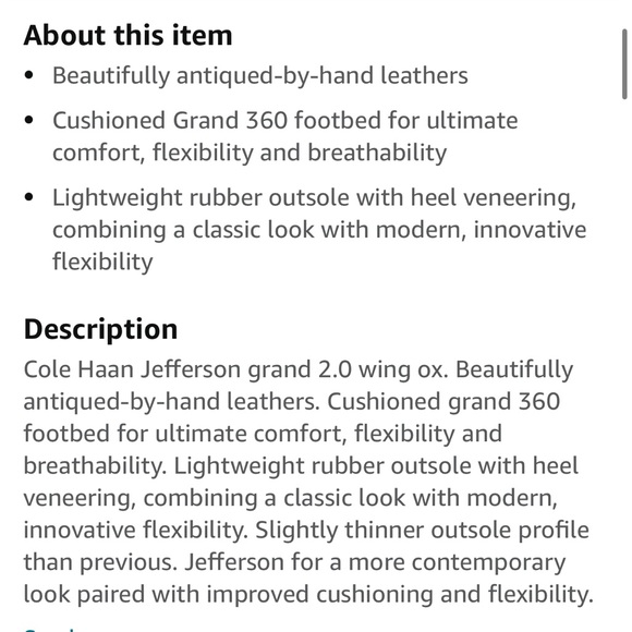 Cole Haan Jefferson grand 2.0 wing ox - Picture 8 of 15